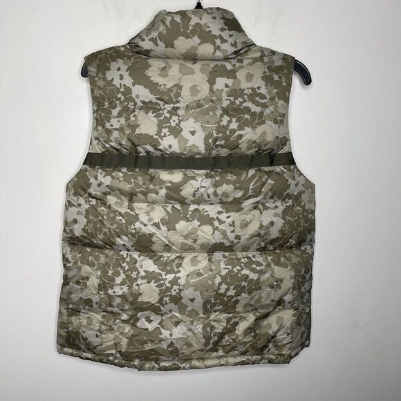 PRANA Puffer Vest Women Medium Green Wildflower NEW Hellebore Down Filled Zip-Up - Picture 6 of 16